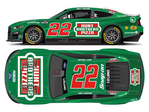 Joey Logano #22 NASCAR 2024 TP Ford Hunt Brothers Pizza 1:24 Standard